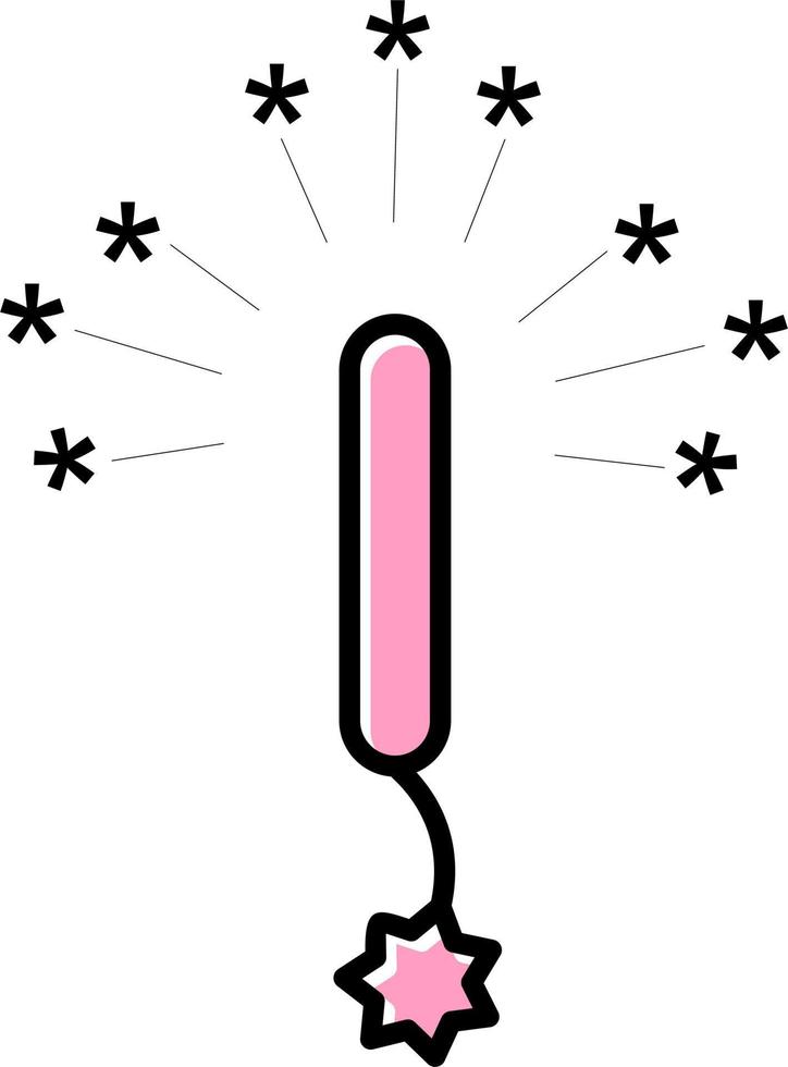 Sparkler Vector Icon