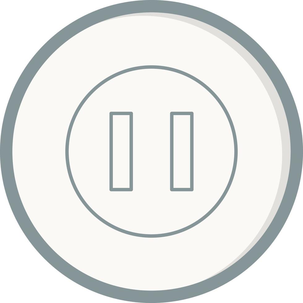 Pause button Vector Icon