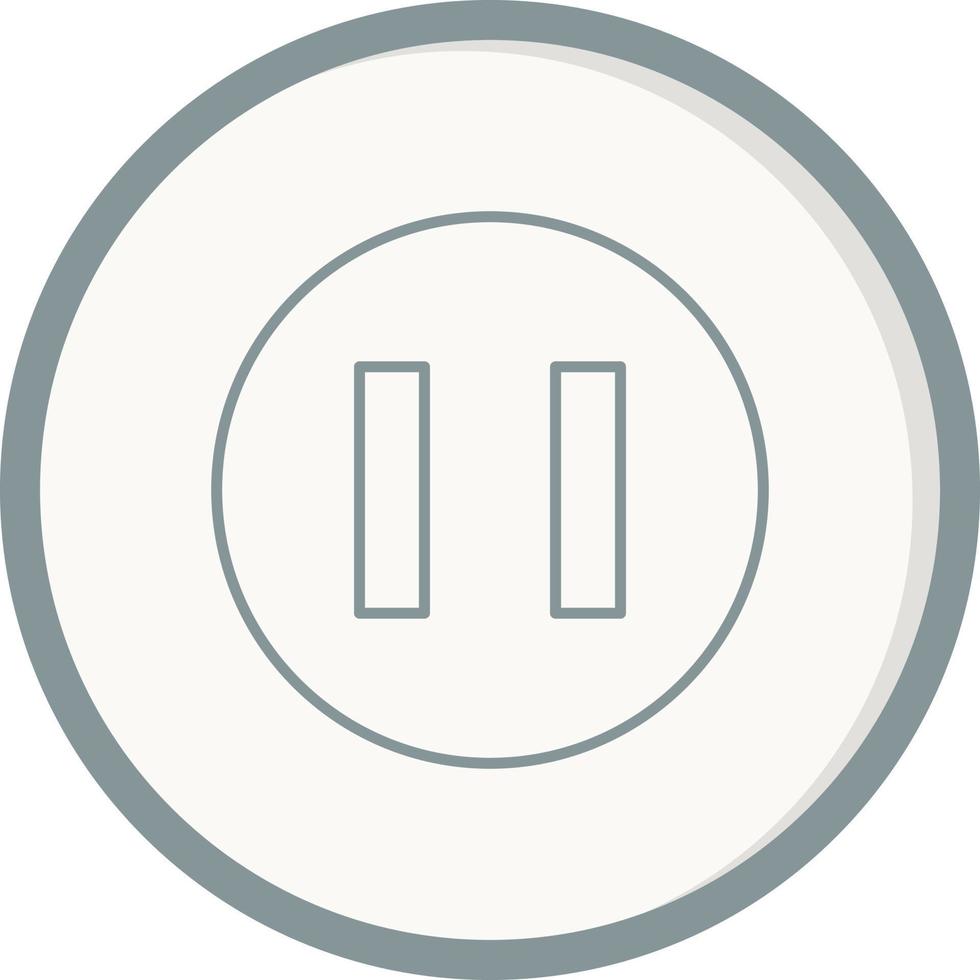 Pause button Vector Icon