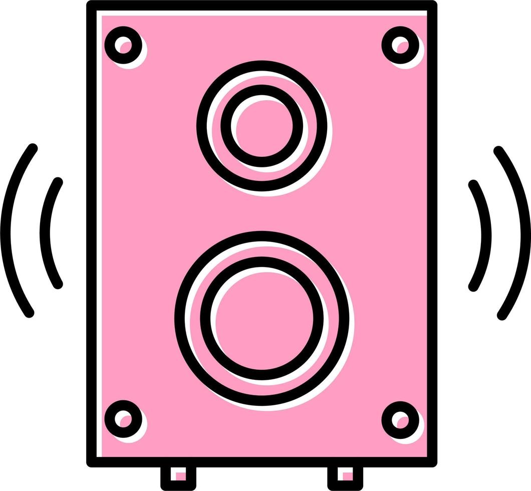 icono de vector de altavoz