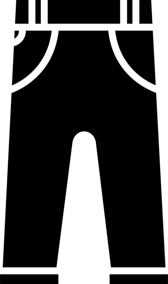 icono de vector de pantalones