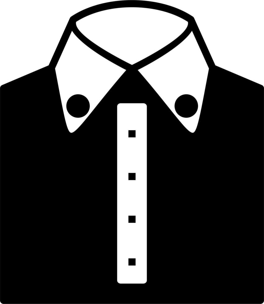 icono de vector de camisa