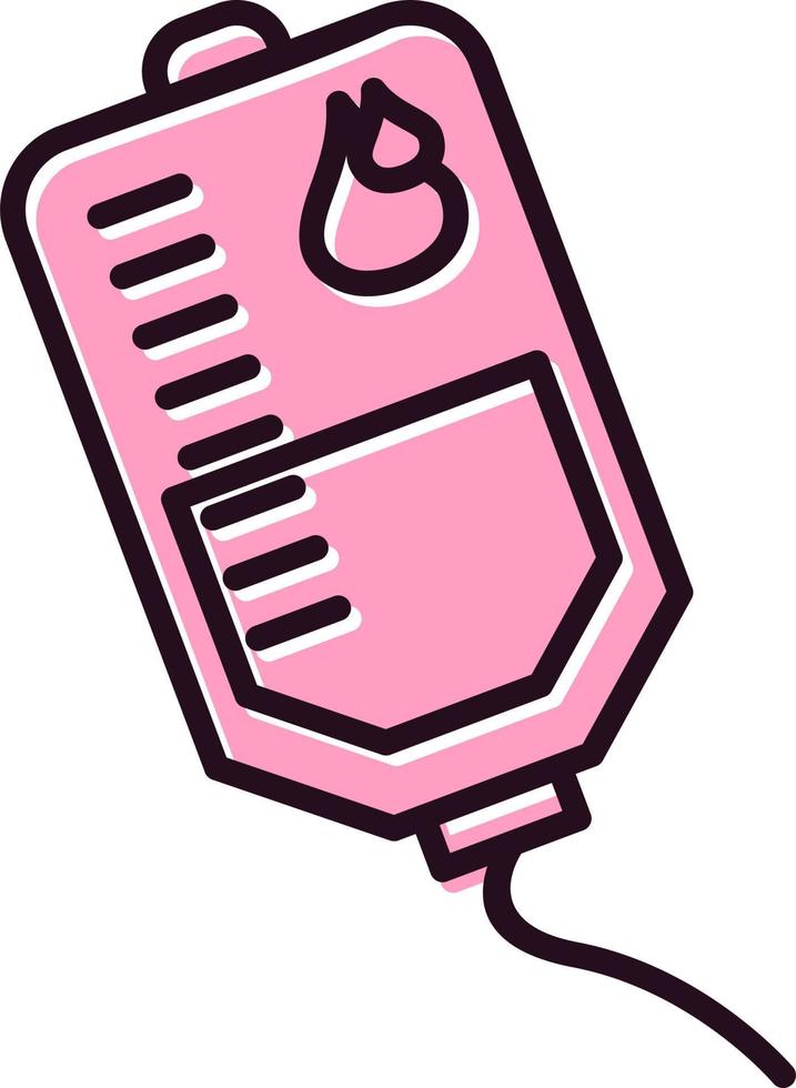 Blood bag Vector Icon