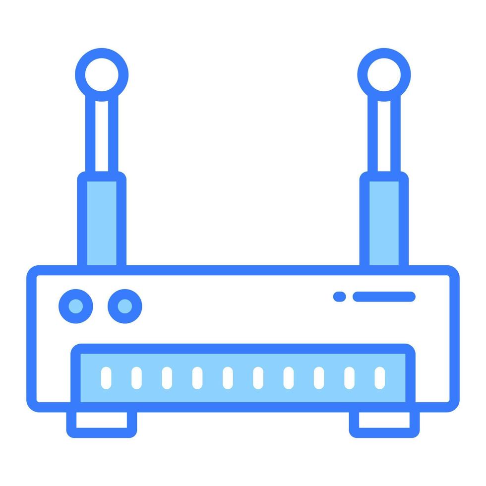 Well designed icon of wifi router, wireless wifi router vector