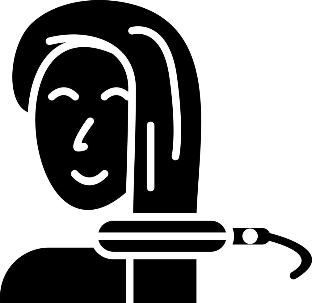 Hair strsightener Vector Icon