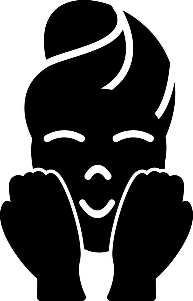 Wash face Vector Icon