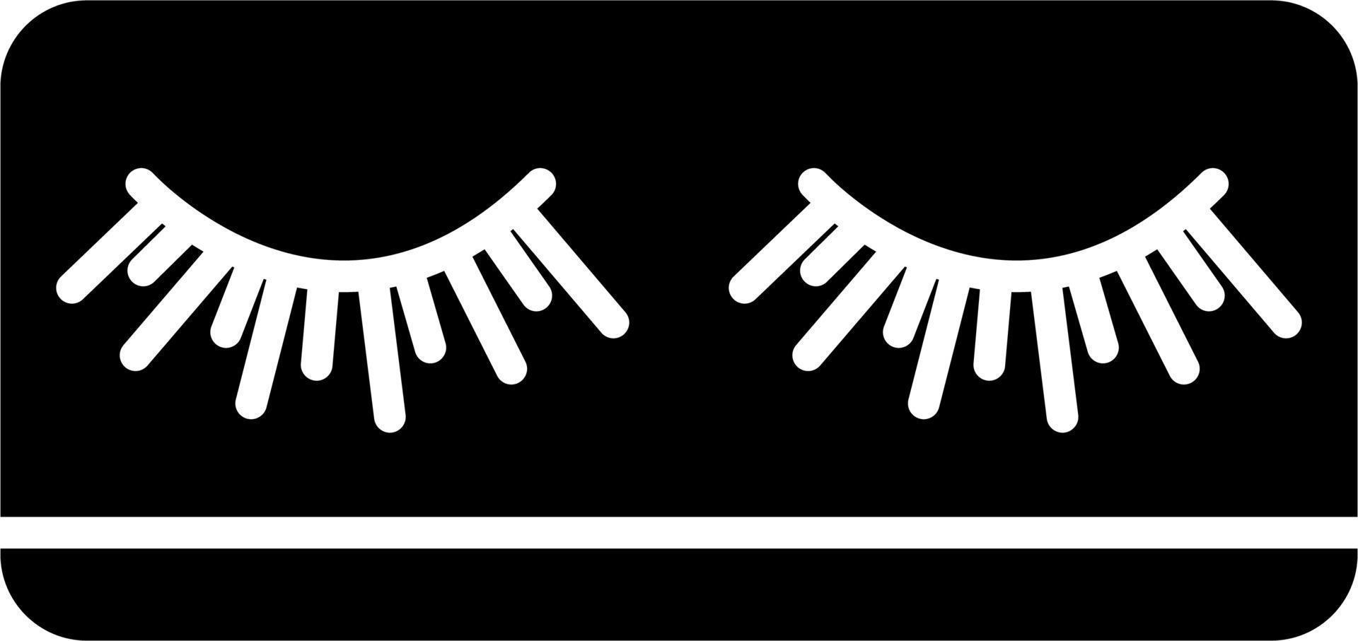Eyelashes Vector Icon