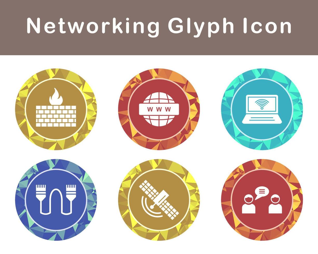 Networking Vector Icon Set