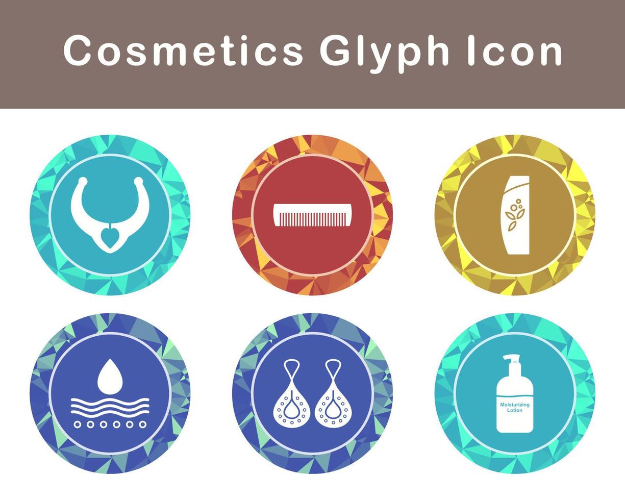 productos cosméticos vector icono conjunto