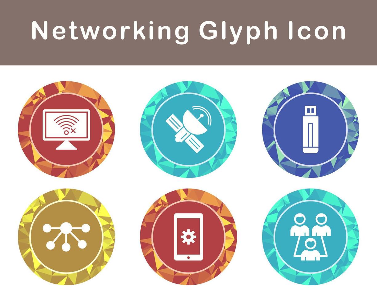 Networking Vector Icon Set