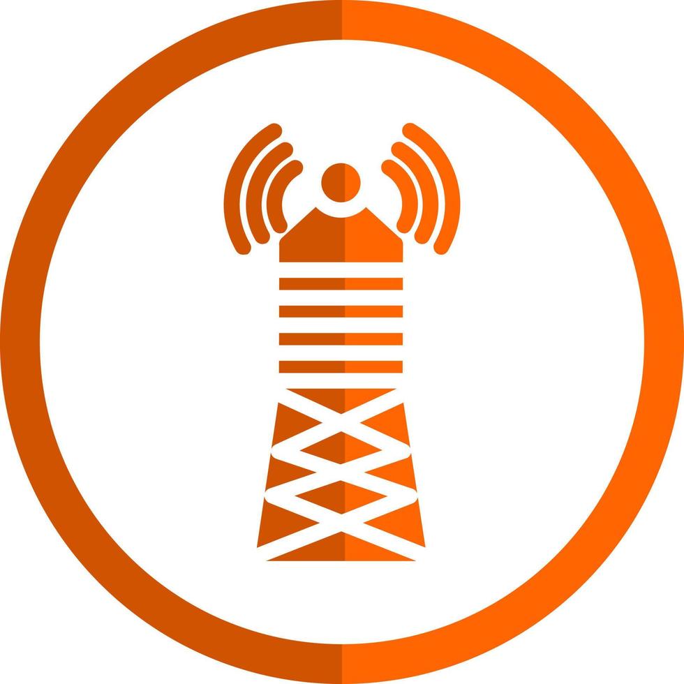 Broadcast Tower Vector Icon Design