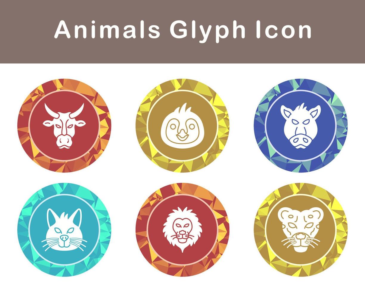 Animals Vector Icon Set