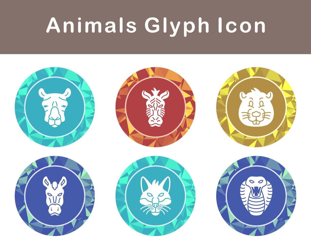 Animals Vector Icon Set