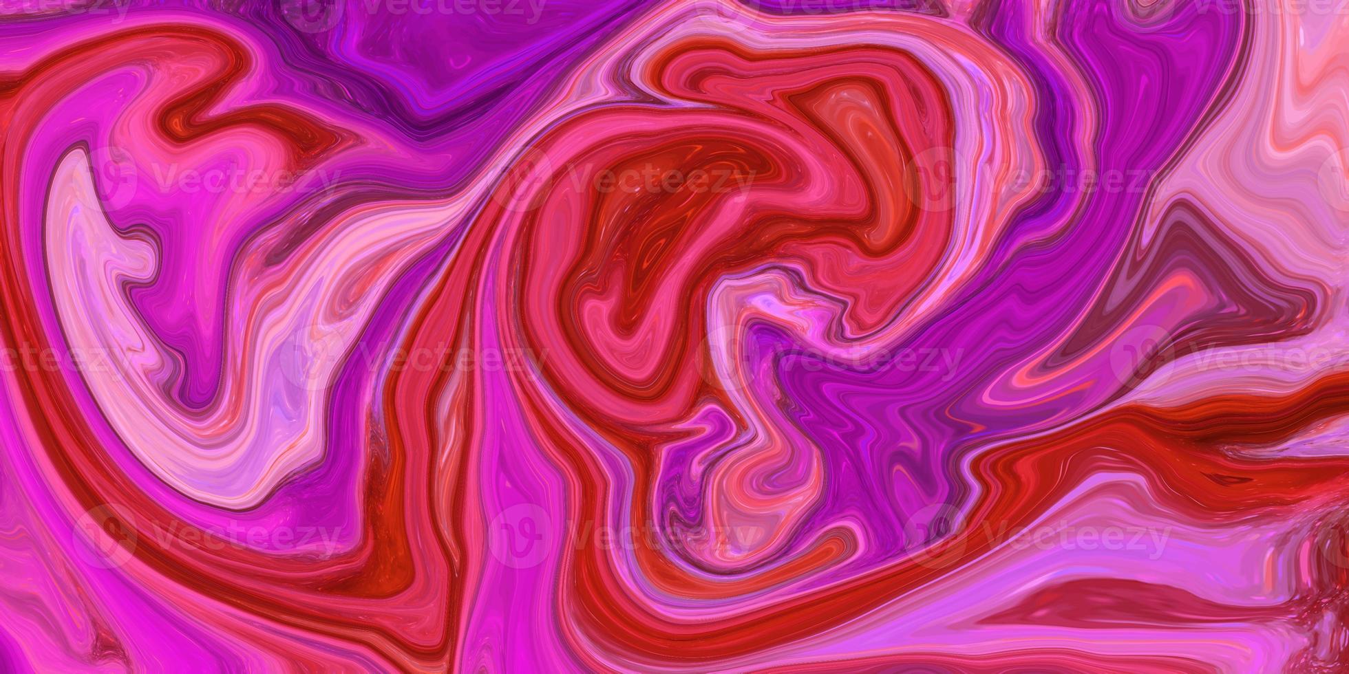 Liquify swirl red color art abstract papercut style pattern. Colorful wave marble wall and floor decorative tiles design pattern texture background. Colorful background with colorful circles pattern. photo