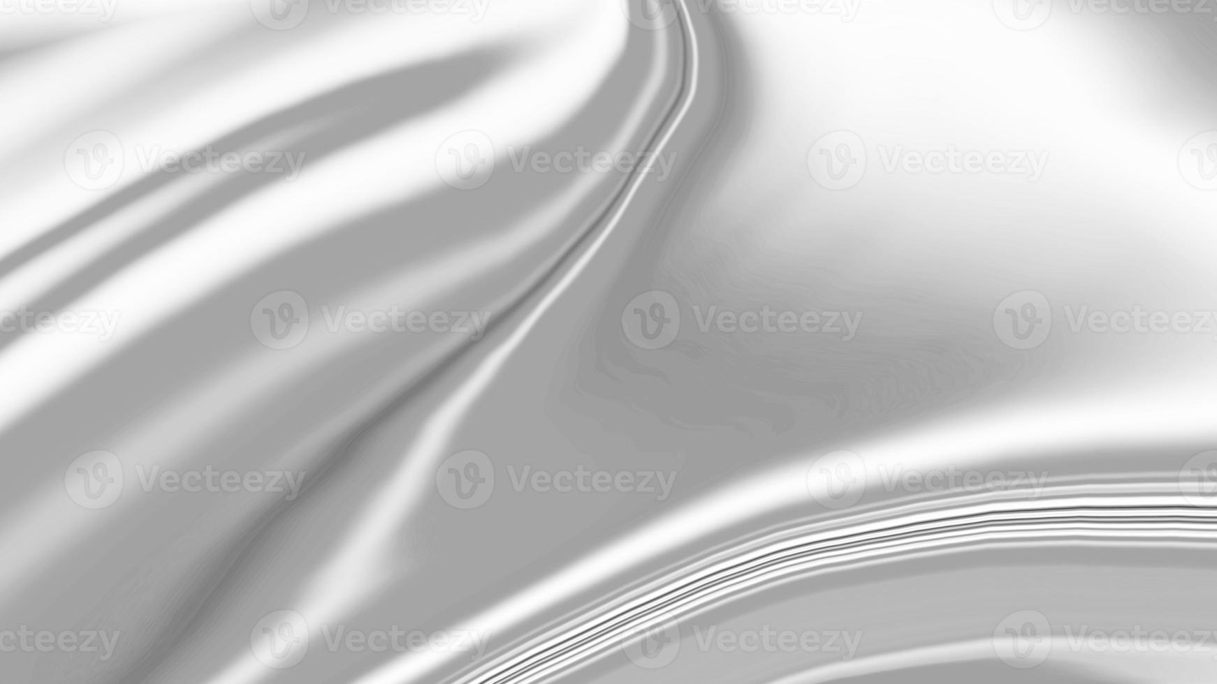 Abstract flowing liquid curve line in grey silver black metallic. Glossy pattern cool background textures. Beautiful drawing with the divorces and wavy lines in gray tones. Beautiful Marbling. photo