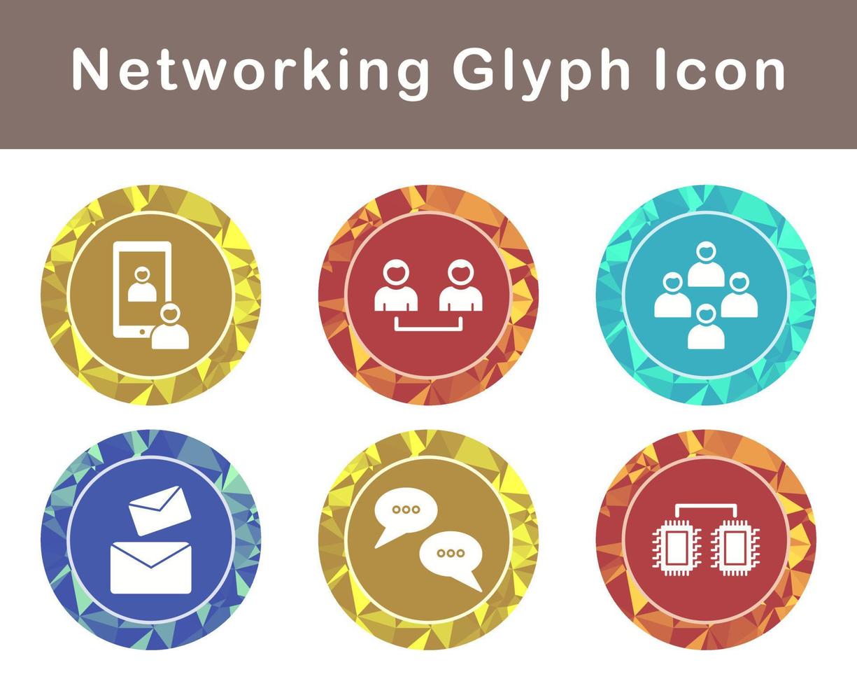 Networking Vector Icon Set