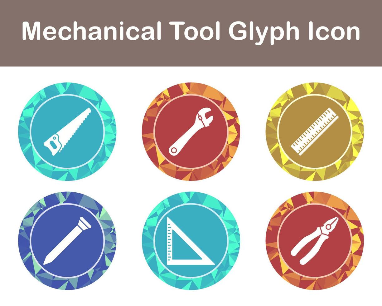 Mechanical Tool Vector Icon Set