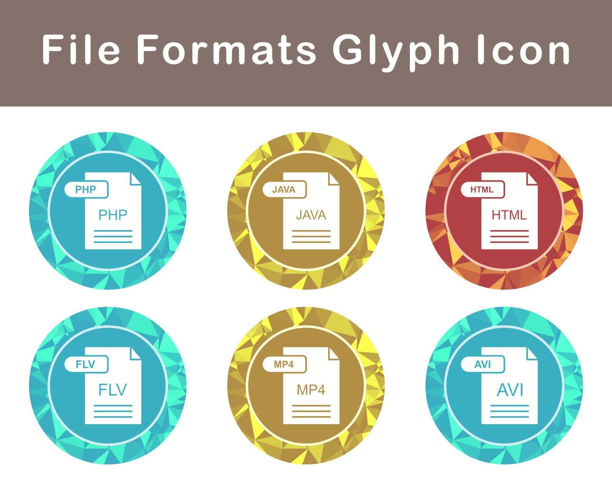 File Formats Vector Icon Set