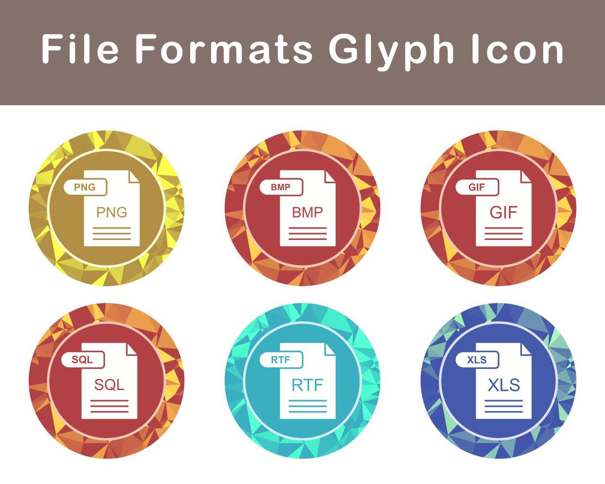 File Formats Vector Icon Set