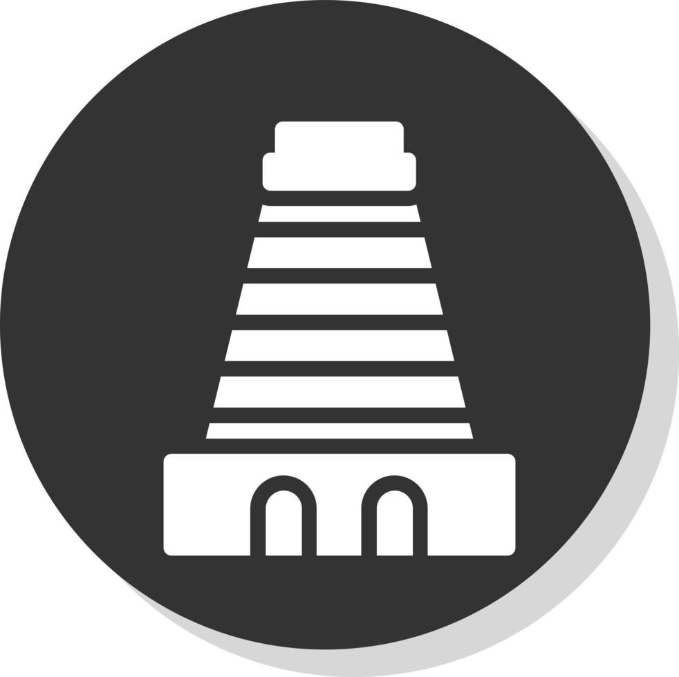 diseño de icono de vector de gopuram