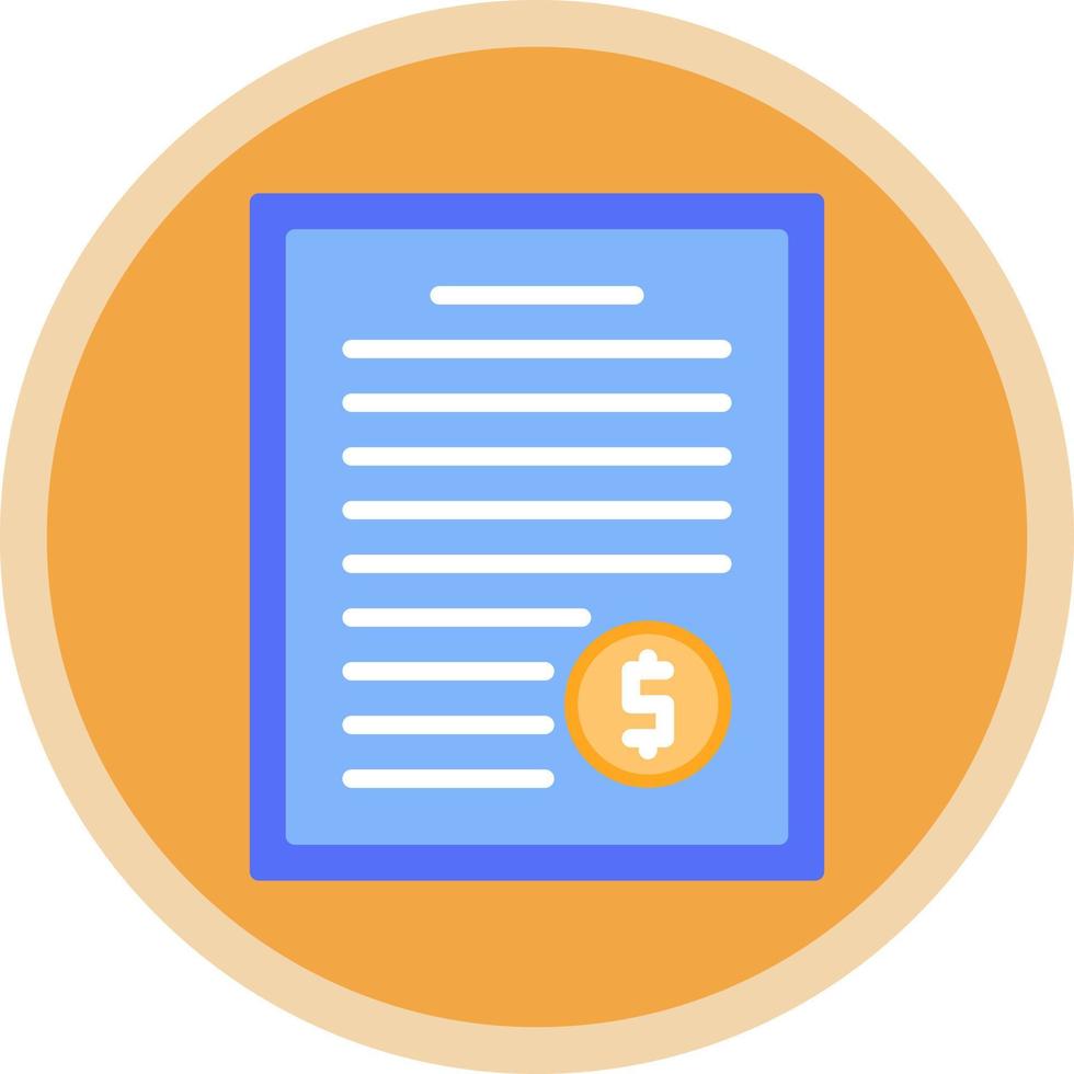 Invoice Vector Icon Design