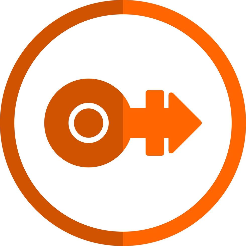 Mars Stroke H Vector Icon Design