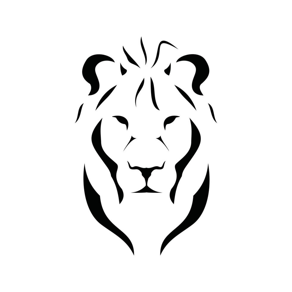 Lion Head Logo vector