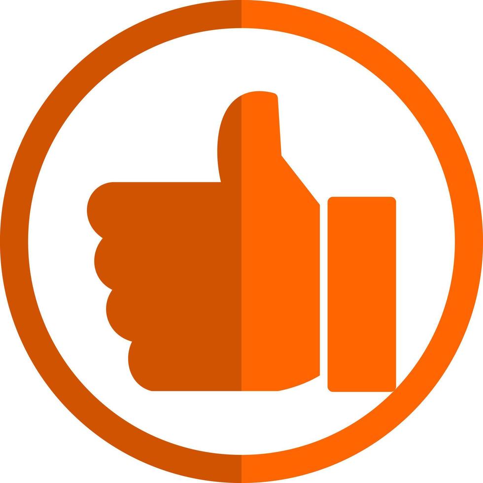 Thumbs Up Vector Icon Design