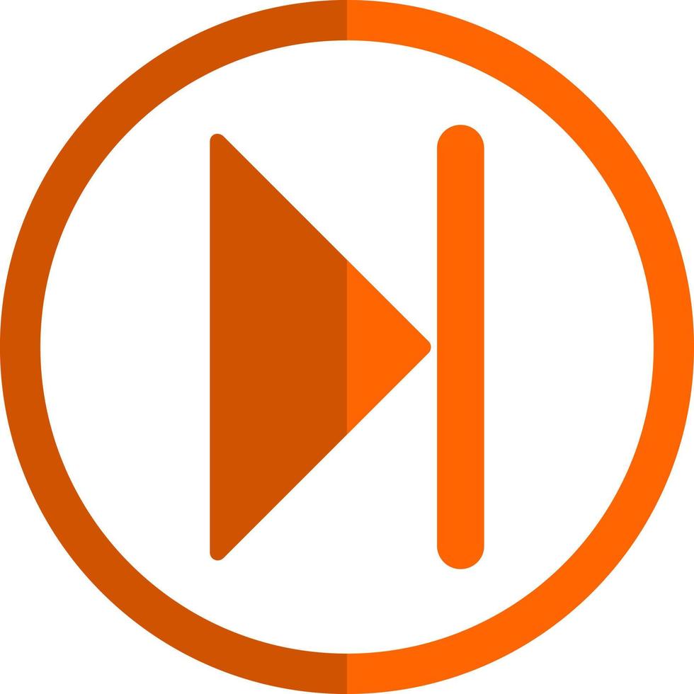 Skip Vector Icon Design