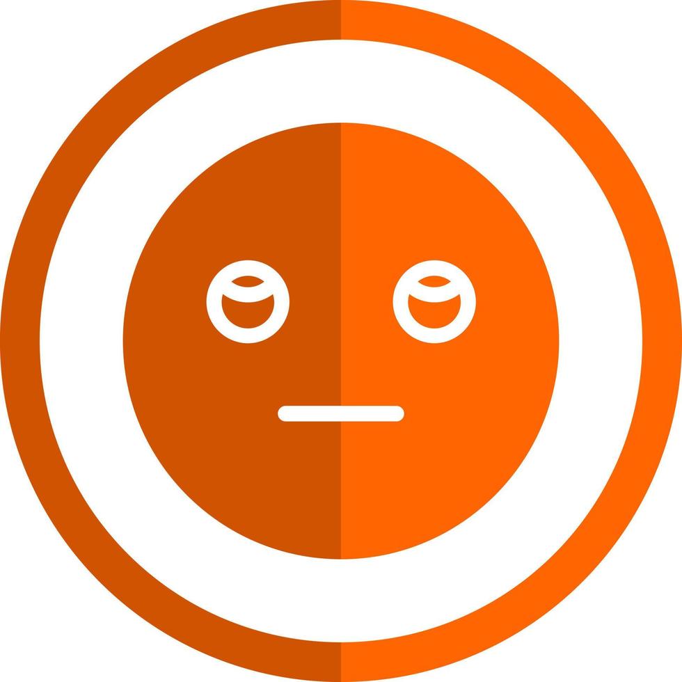 Meh Rolling Eyes Vector Icon Design