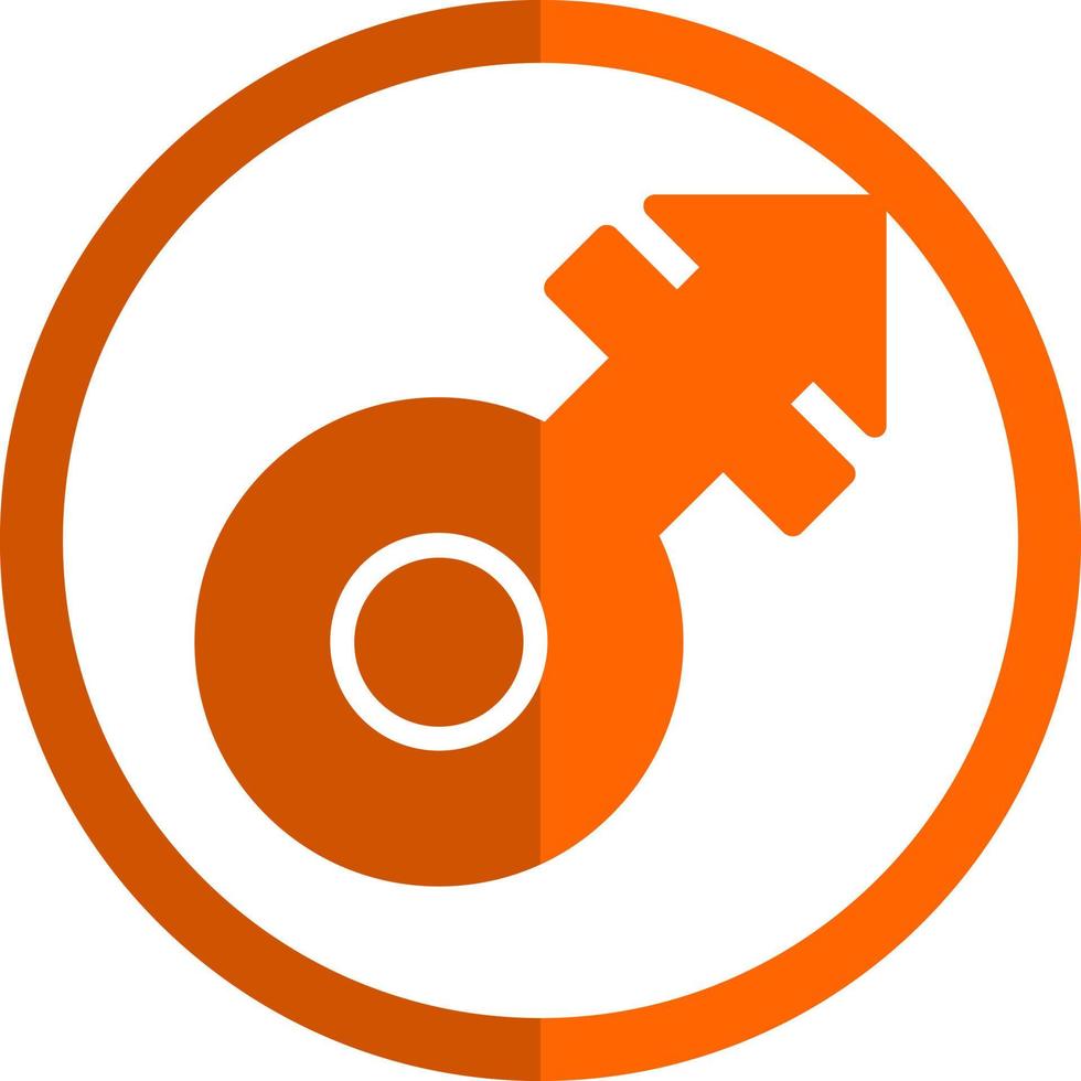 Mars Stroke Vector Icon Design