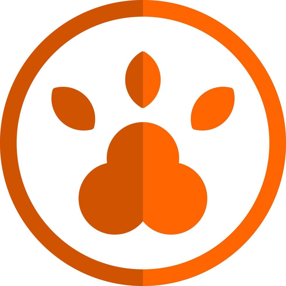 Paw Vector Icon Design