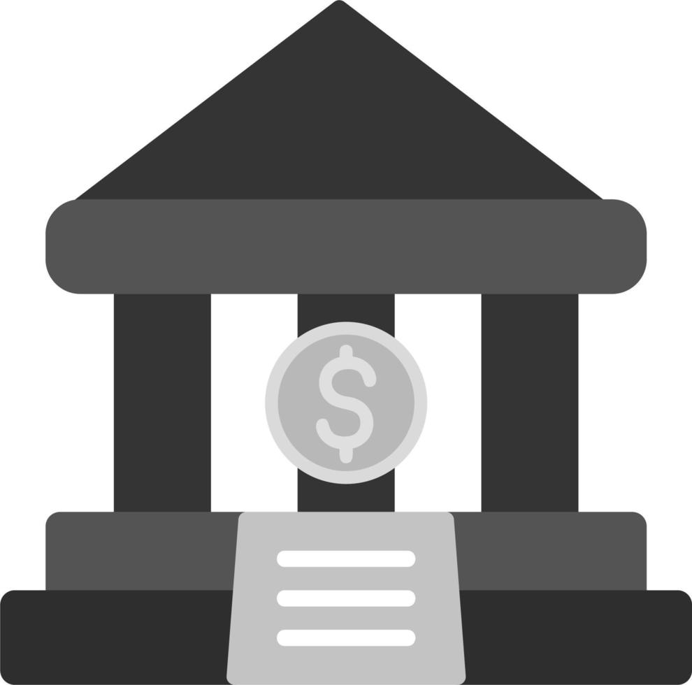 Bank Building Icon vector