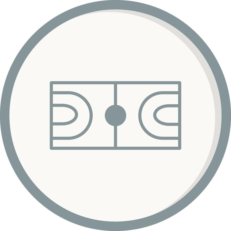 Basketball Court Icon vector
