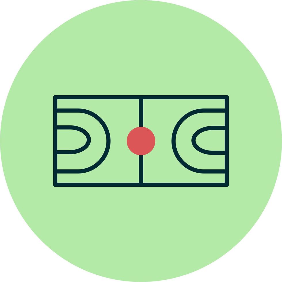 baloncesto Corte icono vector