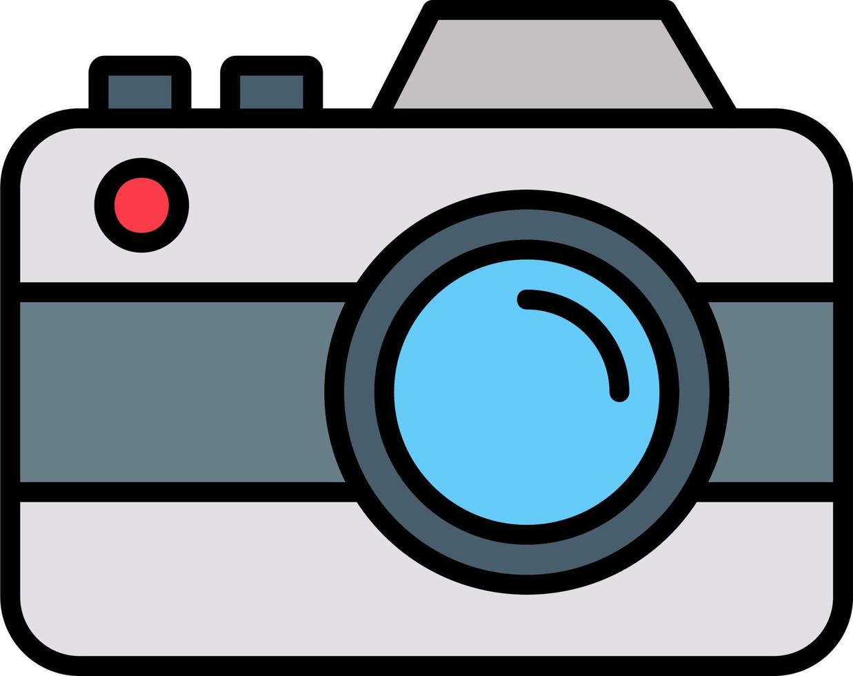 icono de cámara de fotos vector