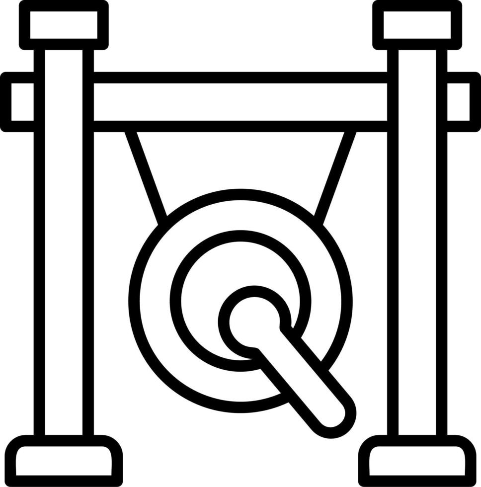 Loud Gong Icon vector