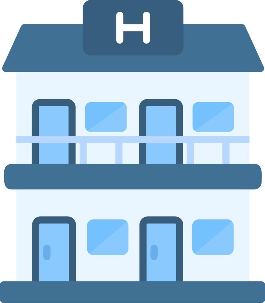 Hotel Building Icon vector