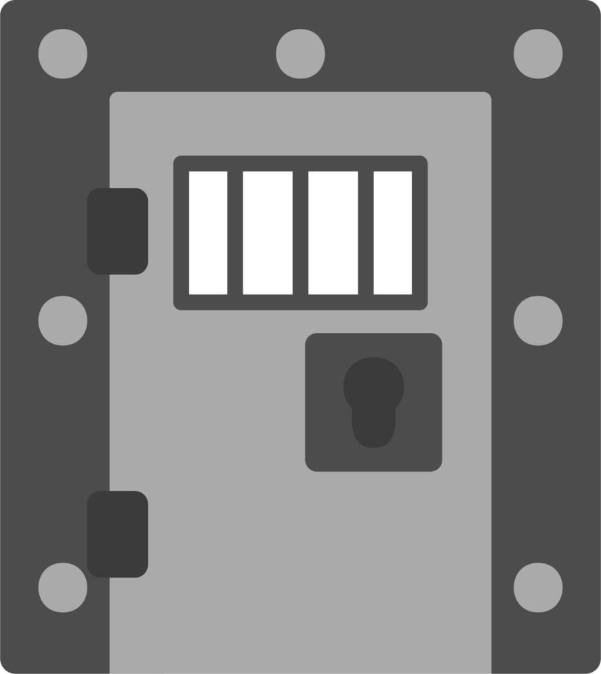 cárcel célula icono vector