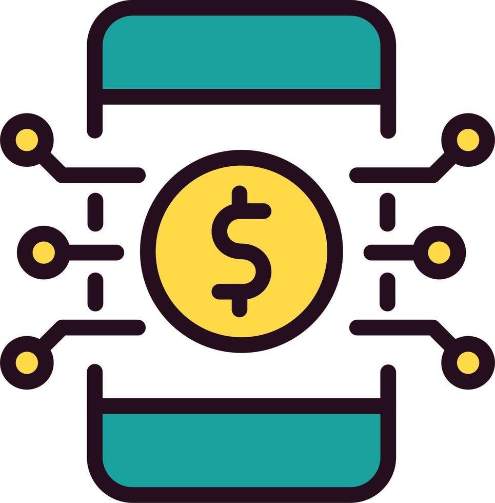 Digital Money Vector Icon