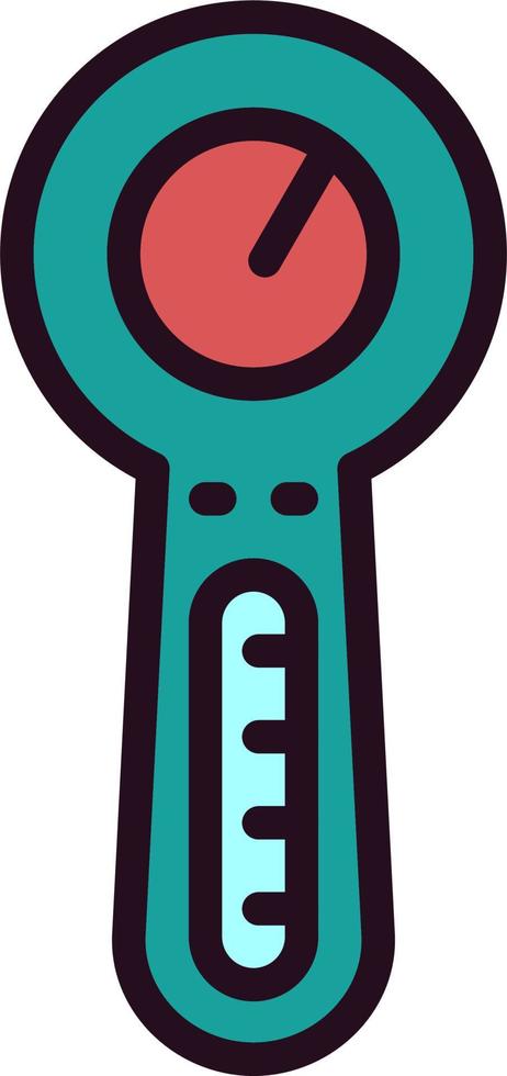 Electronic thermometer Vector Icon