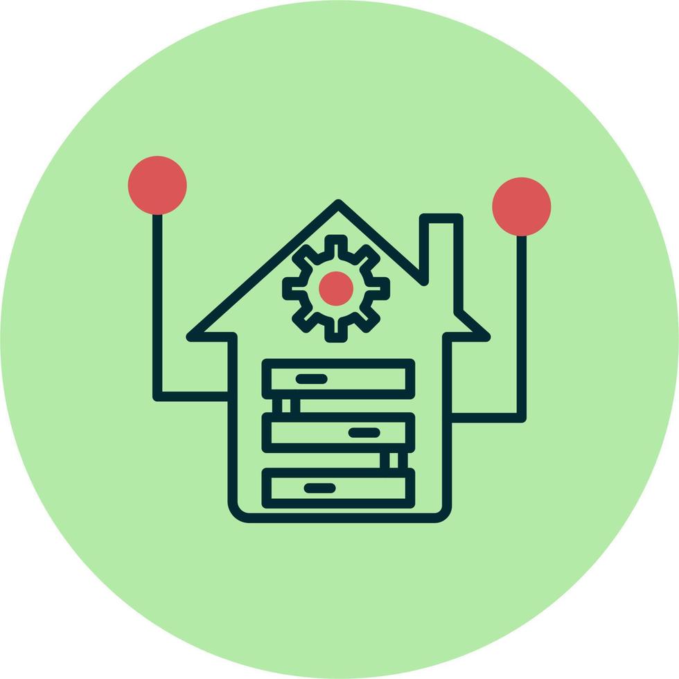 Data Warehouse Vector Icon