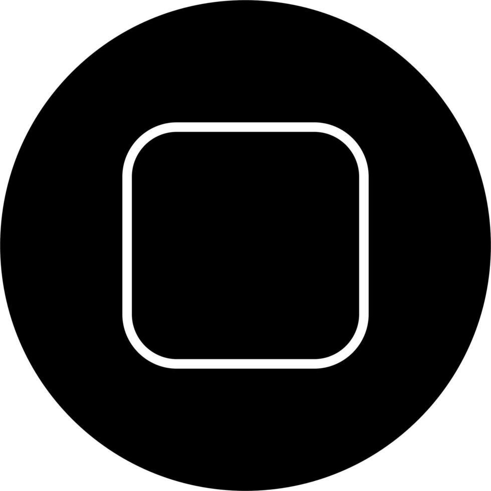 Stop button Vector Icon