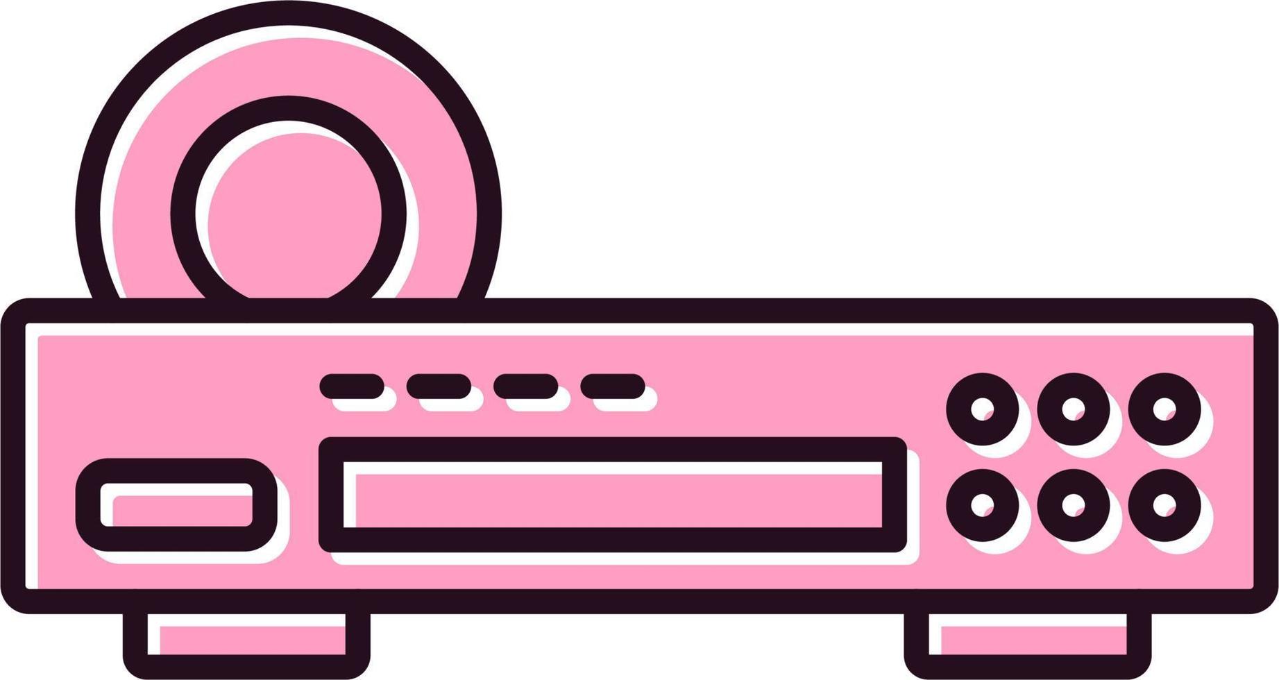 Dvd player Vector Icon