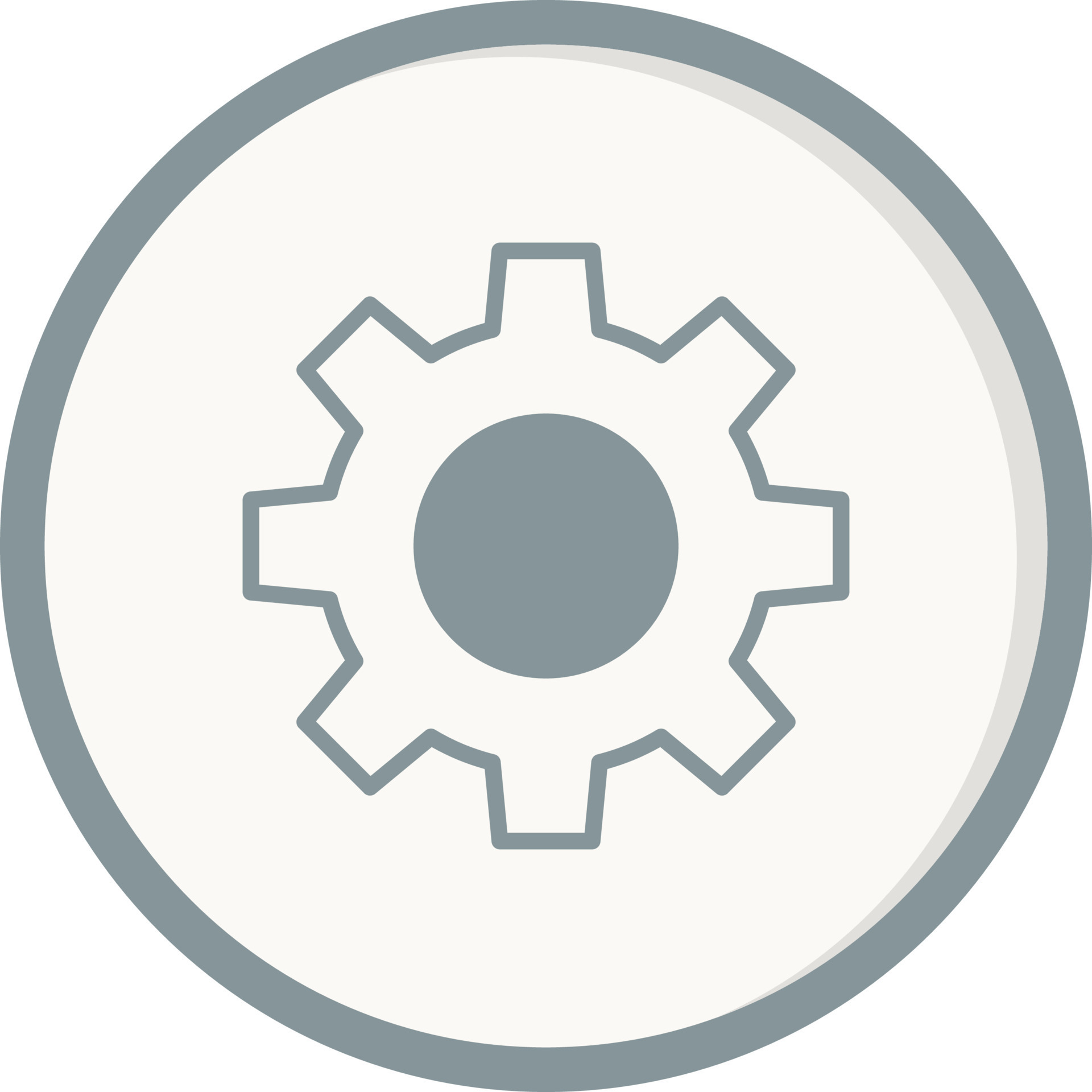 Cog Vector Icon 20942228 Vector Art at Vecteezy