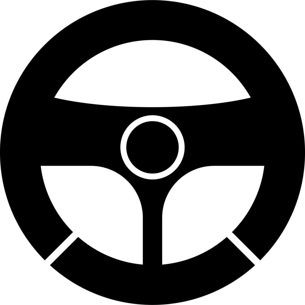 Steering Wheel Vector Icon