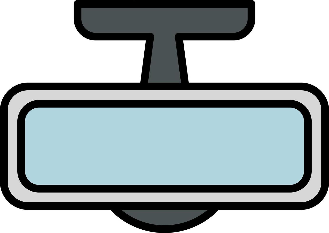 Rear Mirror Vector Icon