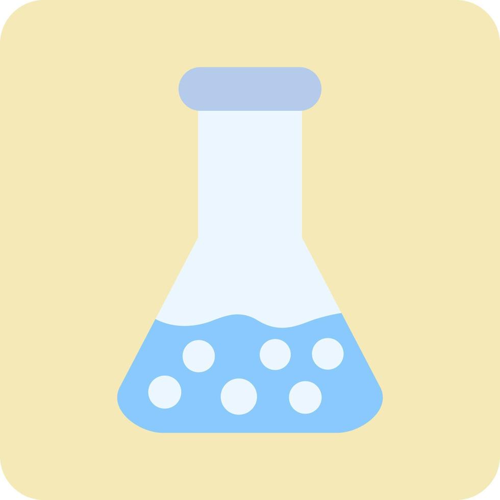 Flask Test Tube Icon vector