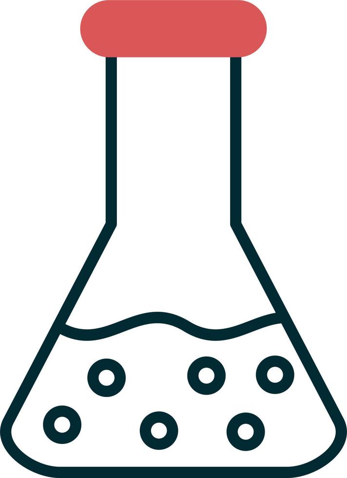 Flask Test Tube Icon vector