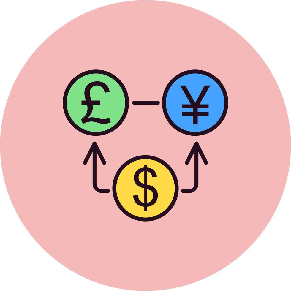 Money exchange Icon vector